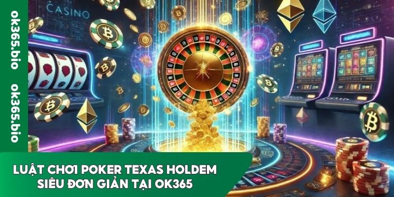 Luật chơi Poker Texas Holdem siêu đơn giản tại OK365